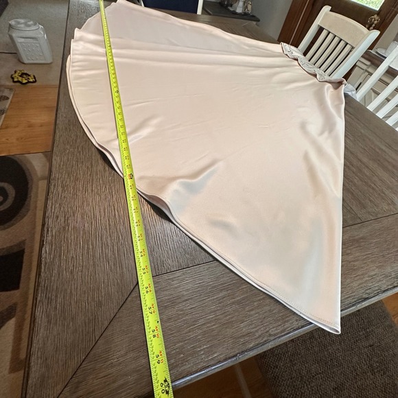 Vintage Stenay Champagne Formal Dress Size 12 Embellished‎ Evening Gown Maxi - Picture 8 of 14